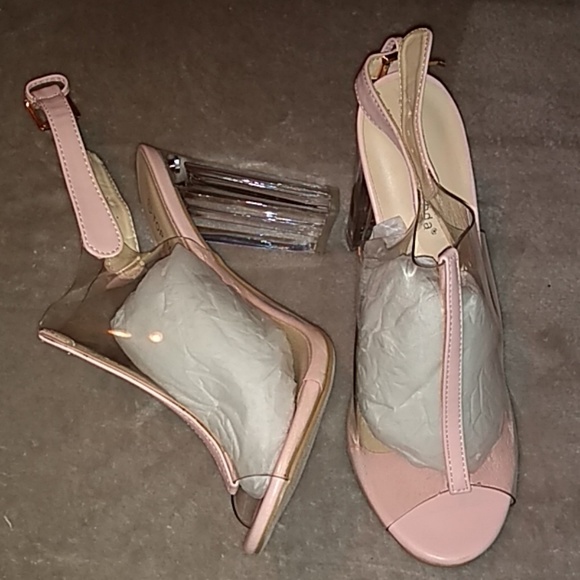 Wet Seal Shoes - 🎉SALE⬇️Wet seal clear blush heels